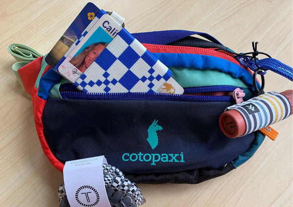 cotopaxi fanny pack with thread wallet