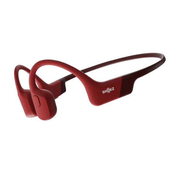 shokz open run in red