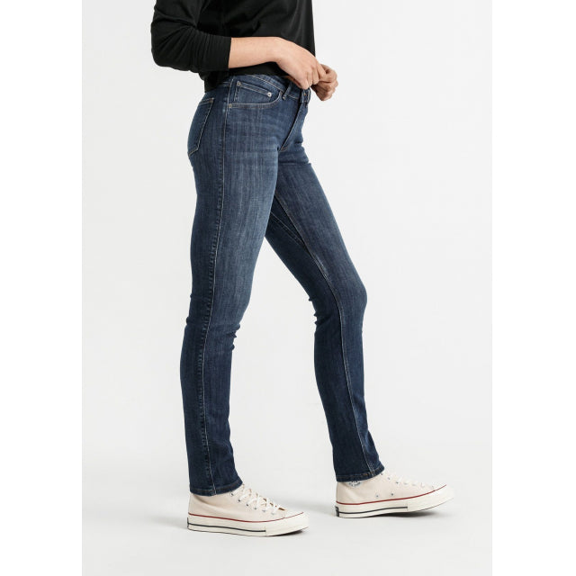 Women's Performance Denim Slim Straight - Aged Medium Stone