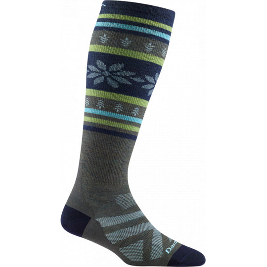 Women's Ski Targeted Cushion Pattern OTC Socks