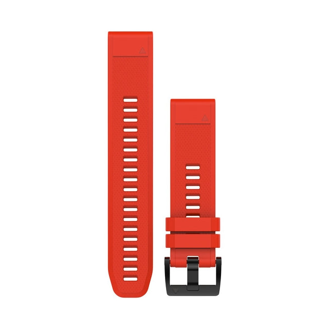 QuickFit 22 Watch Bands, Flame Red Silicone