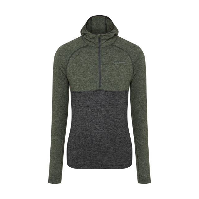 Men's Sltn Wool Bslyr Half Zip Hdy