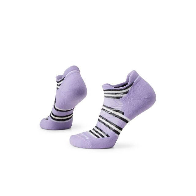 Women's Run Targeted Cushion Stripe Low Ankle Socks