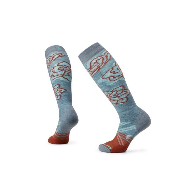 Women's Ski Full Cushion Pattern Over The Calf Socks