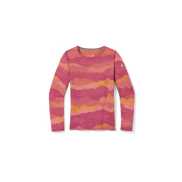 Kid's Classic Thermal Merino Base Layer Pattern Crew