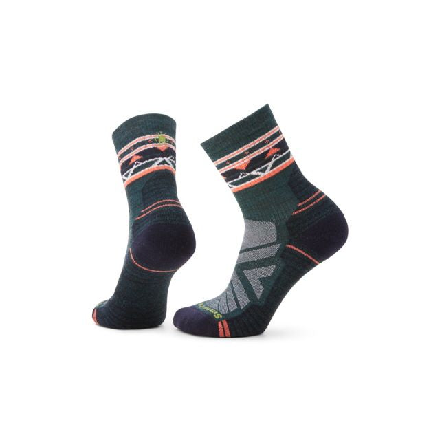 Women's Hike Light Cushion Zig Zag Valley Mid Crew Socks