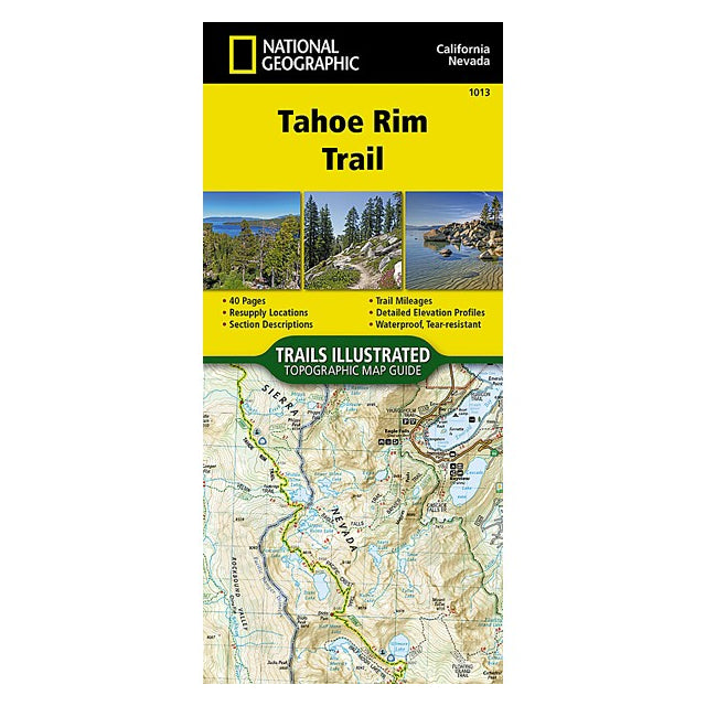 Tahoe Rim Trail Map