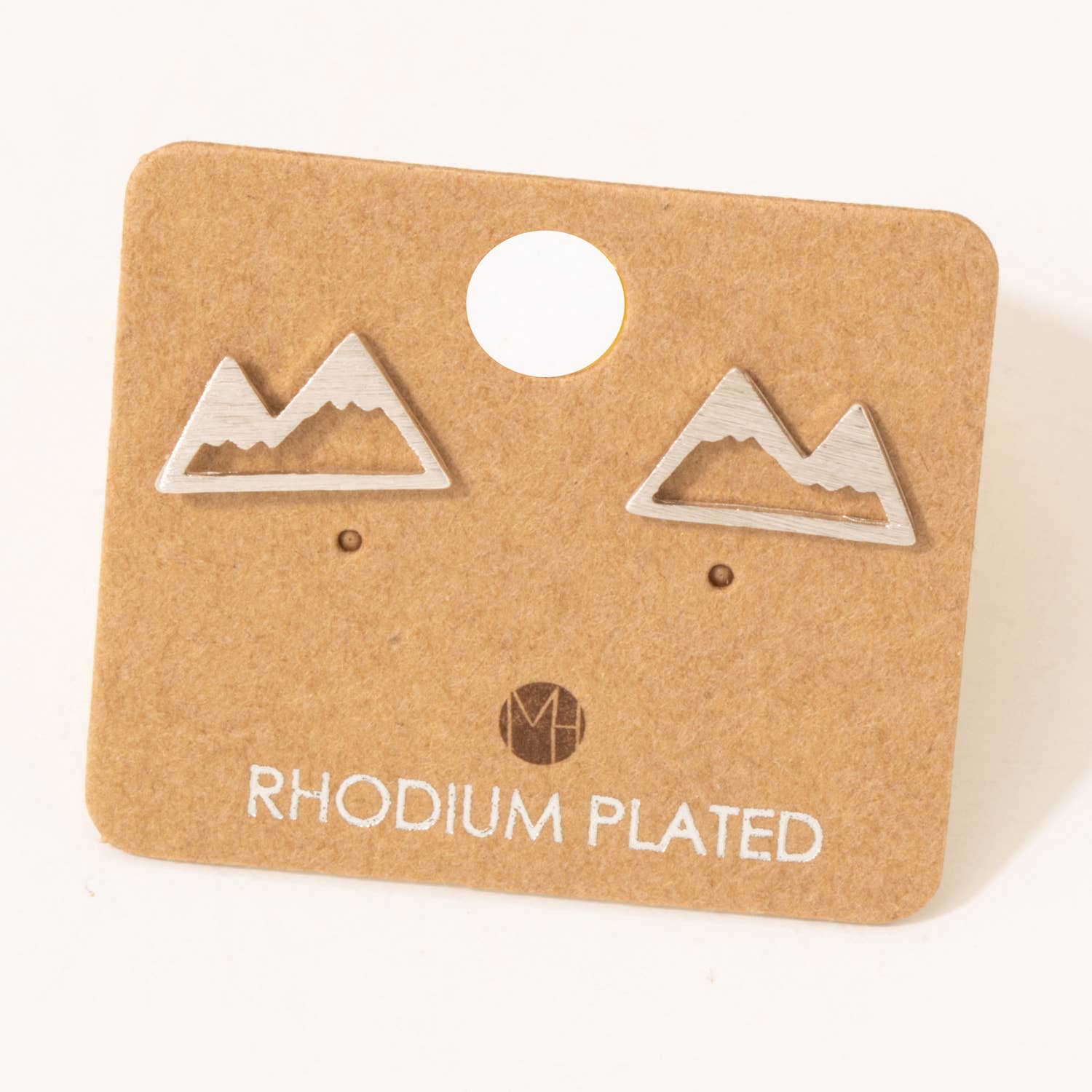 Mini Mountain Cutout Stud Earrings: S