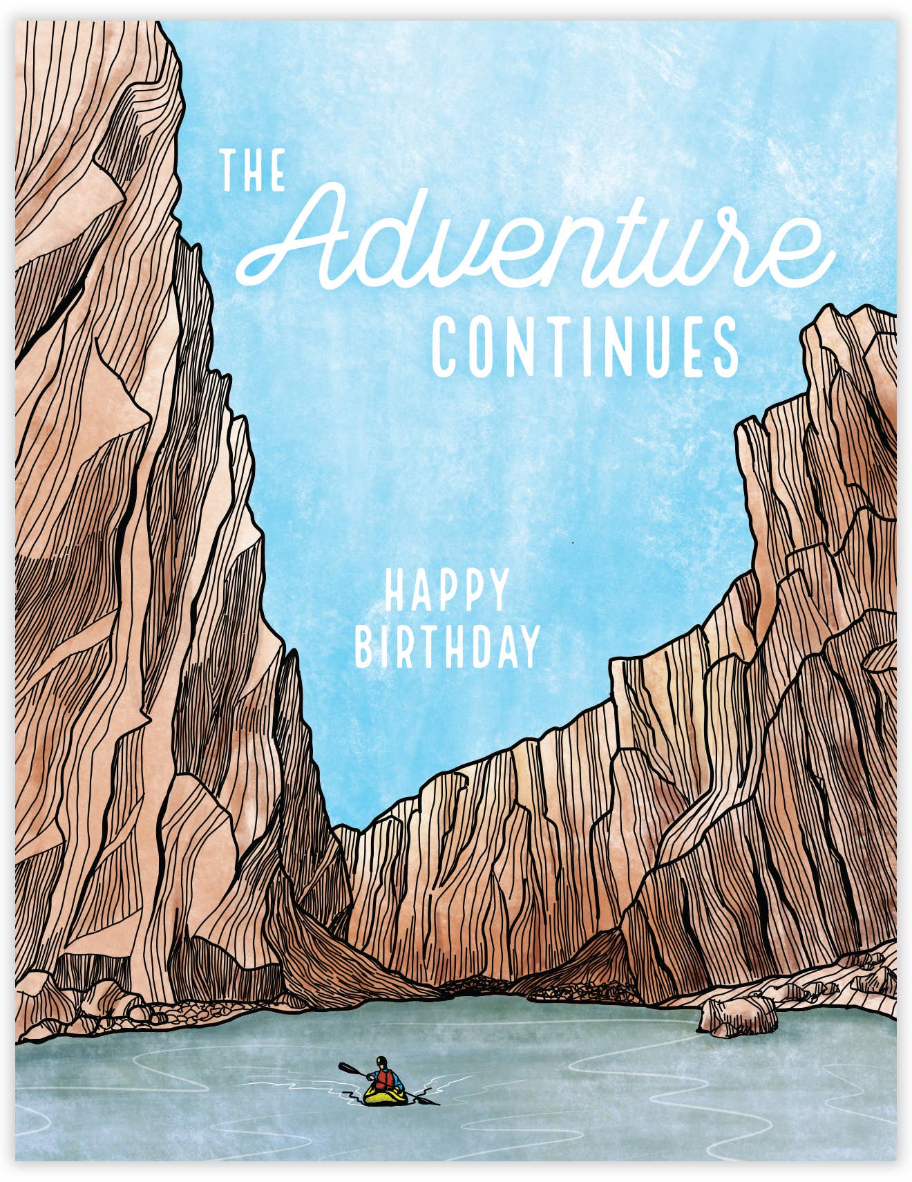 Adventure Continues Birthday Card