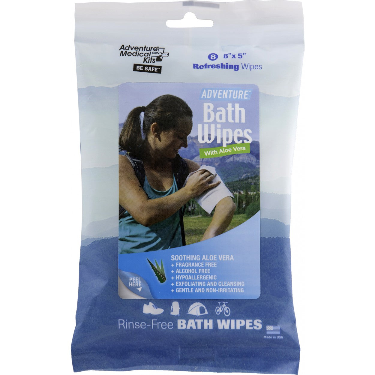 Fresh Bath Biodegradable Travel Wipes