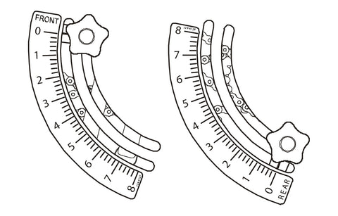 AD140 Rate Adjustment Levers