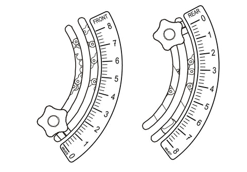 AD730 Rate Adjustment Levers