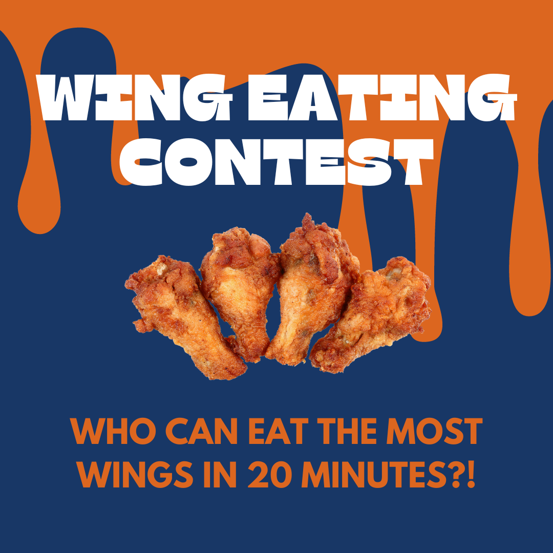 Wing Eating Challenge Contest Entrance Fee Sauced and Loaded Wings