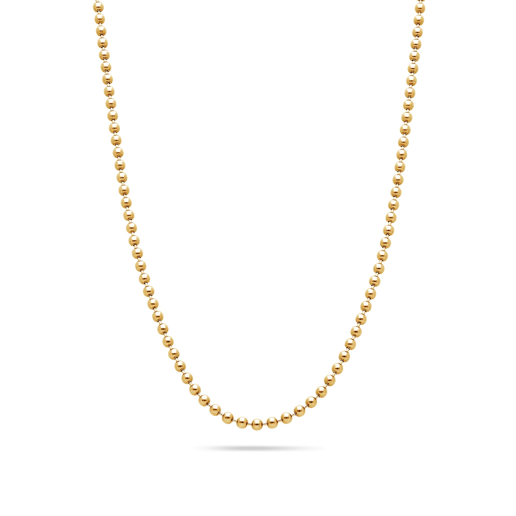 Gold Ball Chain (1.5mm) - If & Co. 14K Yellow Gold / 16 inch