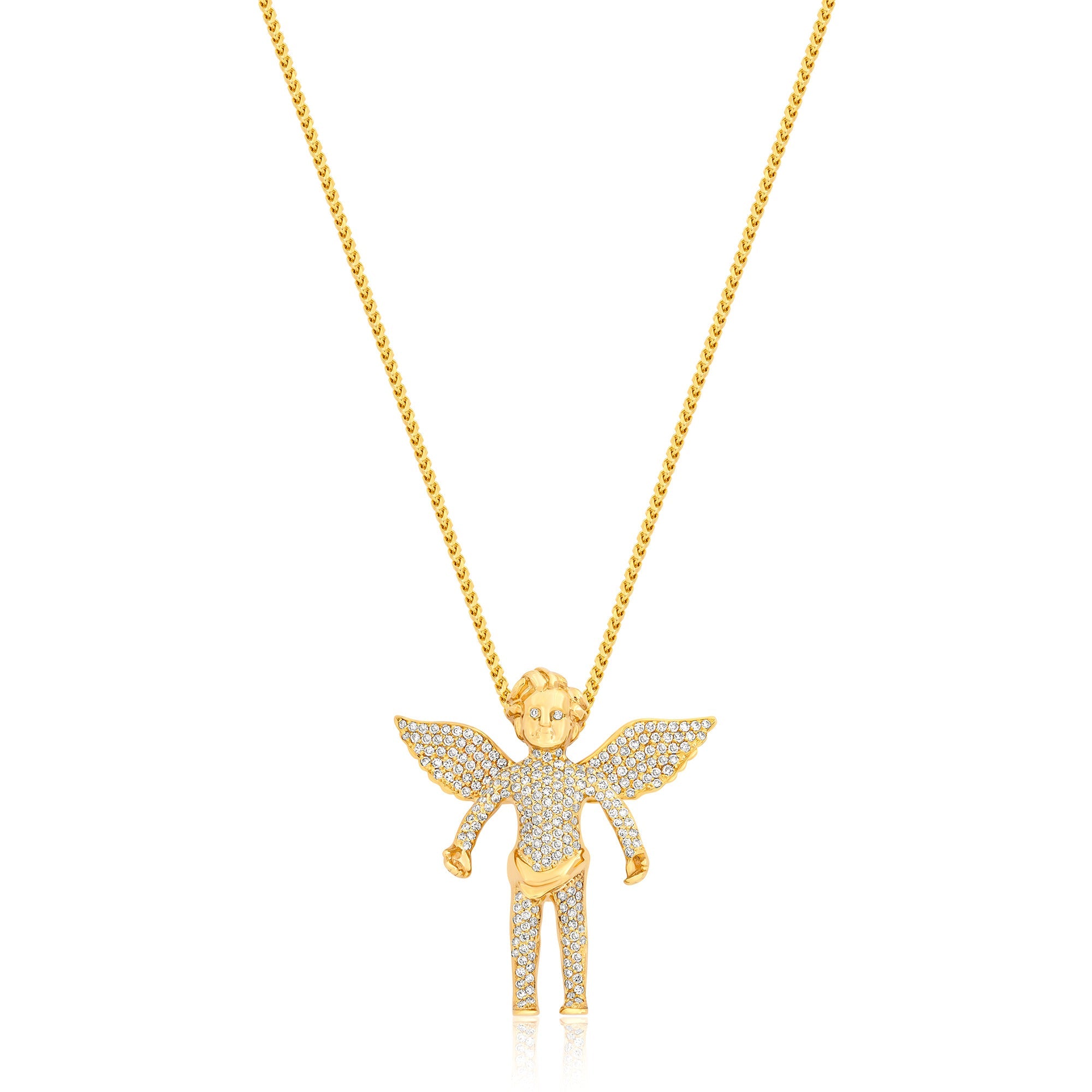 Gold Filled Angel Necklace,angel Wing Necklace,cherub Charm,angel  Jewelry,guardian Angel Charm Necklace,charm Jewelry,gift for Her 