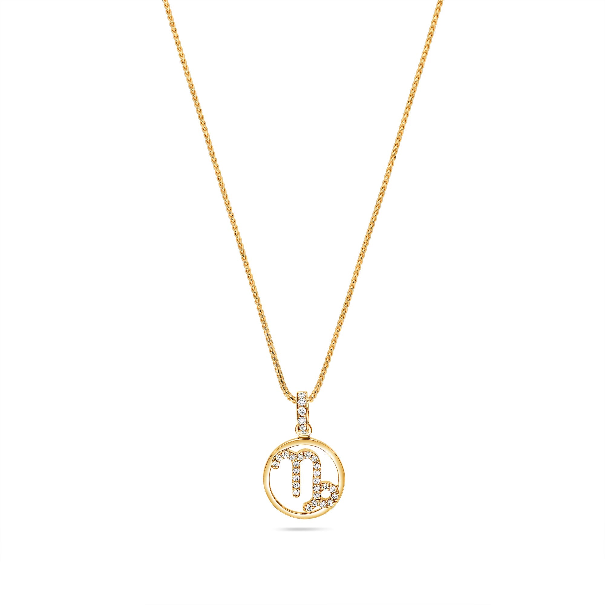 Nano Zodiac Necklace (Cancer) - Diamond Necklace - IF &