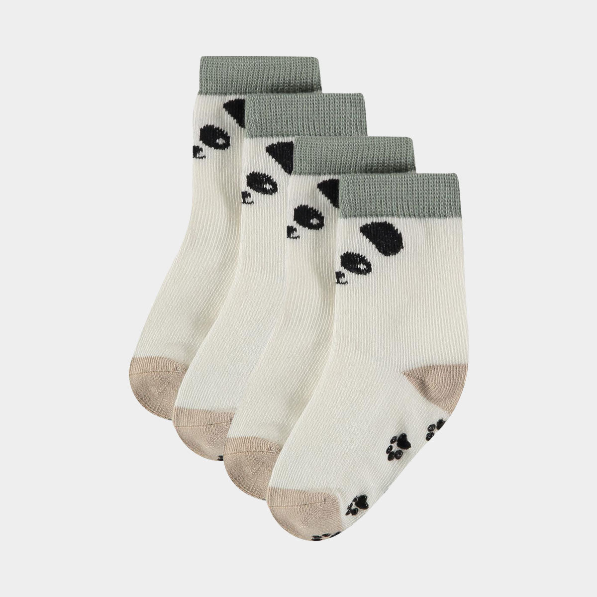 Billede af Baby bambussokker med panda fra Bamboo Basics, 0-6 md