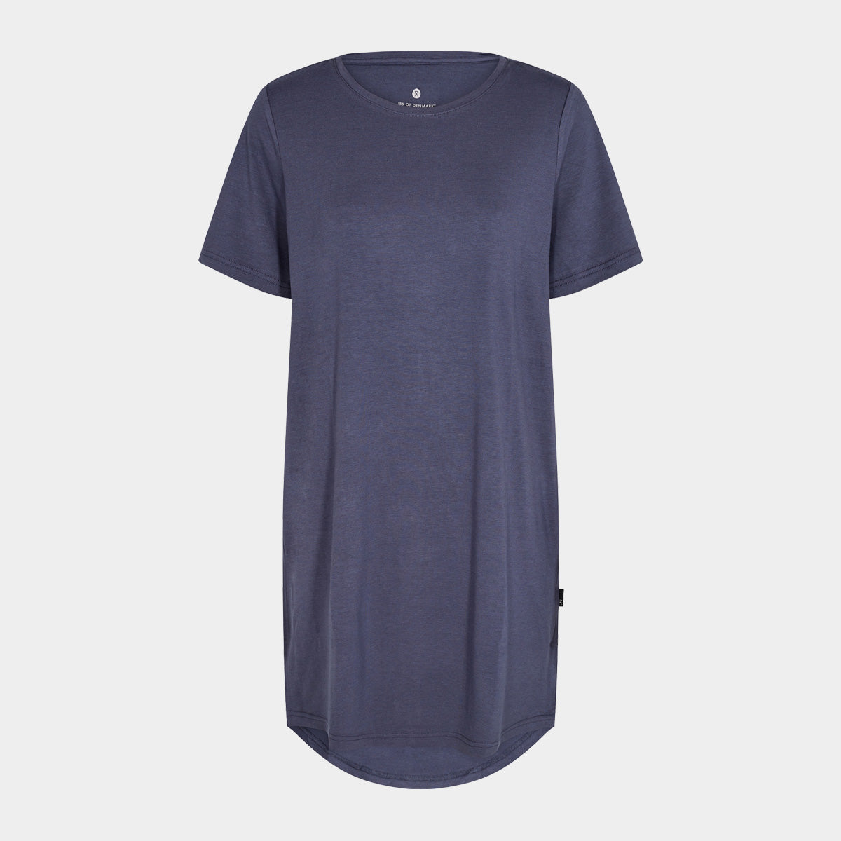 Se Støvet blå bambus T-shirt kjole til dame fra JBS of Denmark, XS hos Bambustøj.dk