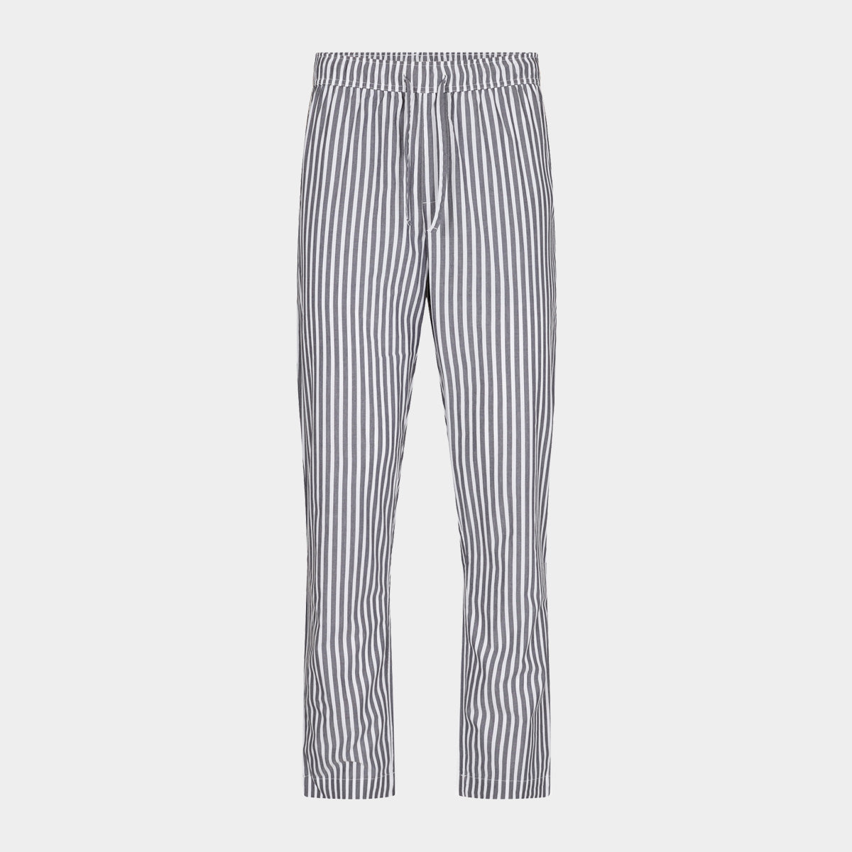 Se Stribede pyjamasbukser fra JBS of Denmark, unisex, grå, str. XS hos Bambustøj.dk