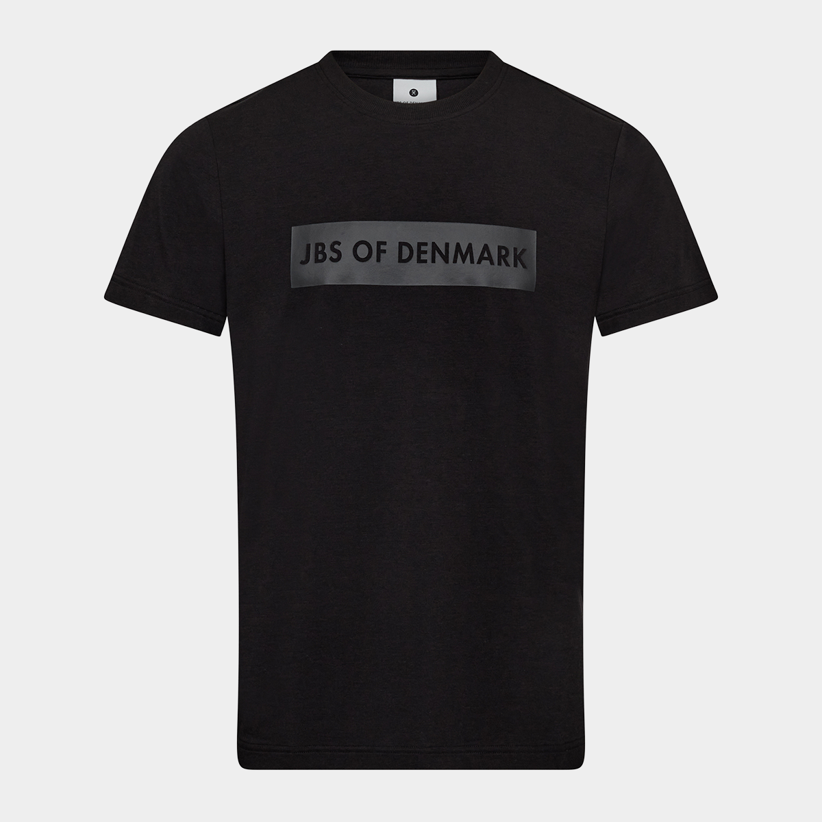 Billede af Sort bambus T-shirt med logo fra JBS of Denmark, S hos Bambustøj.dk