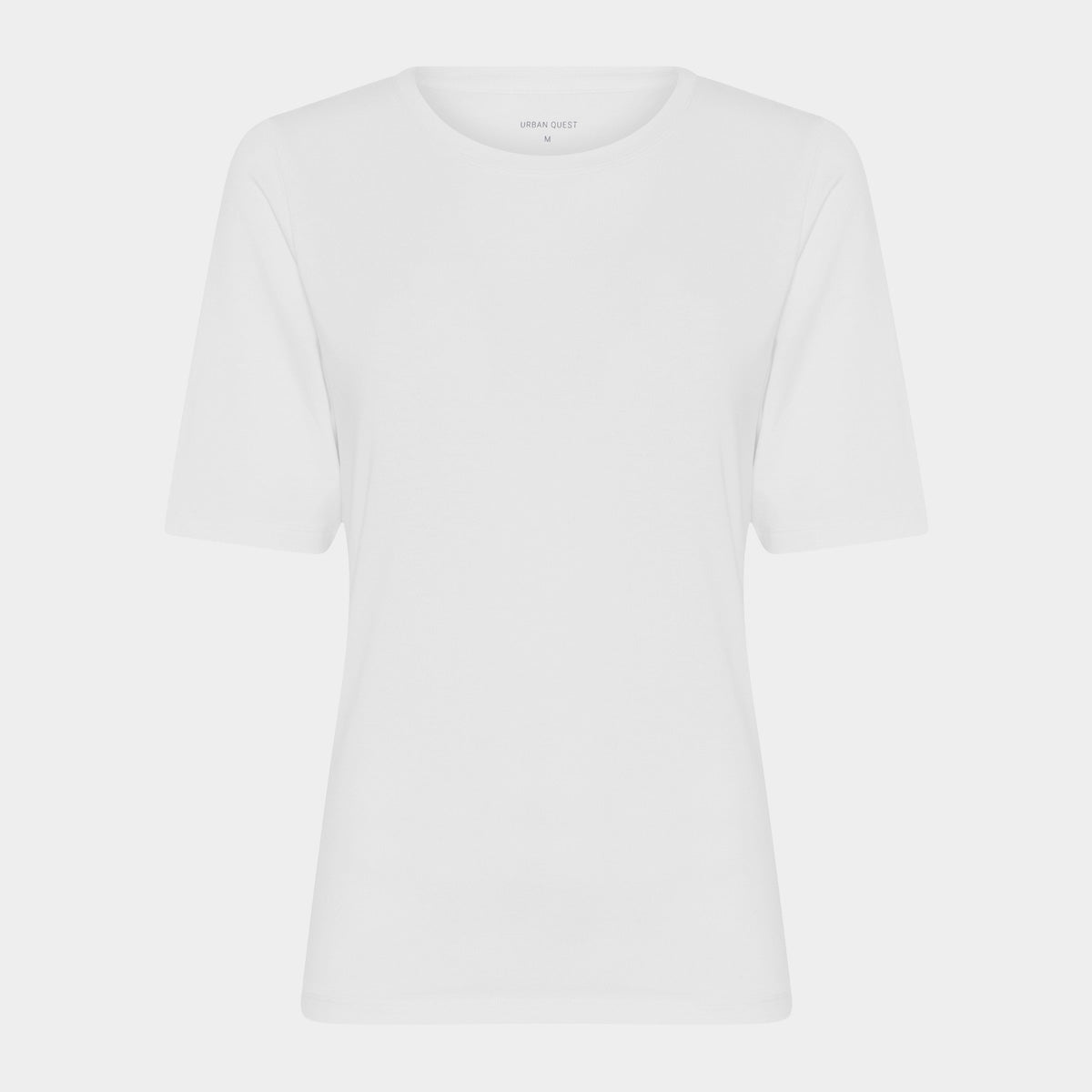 Billede af Hvid slim fit bambus t-shirt fra Urban Quest, L hos Bambustøj.dk