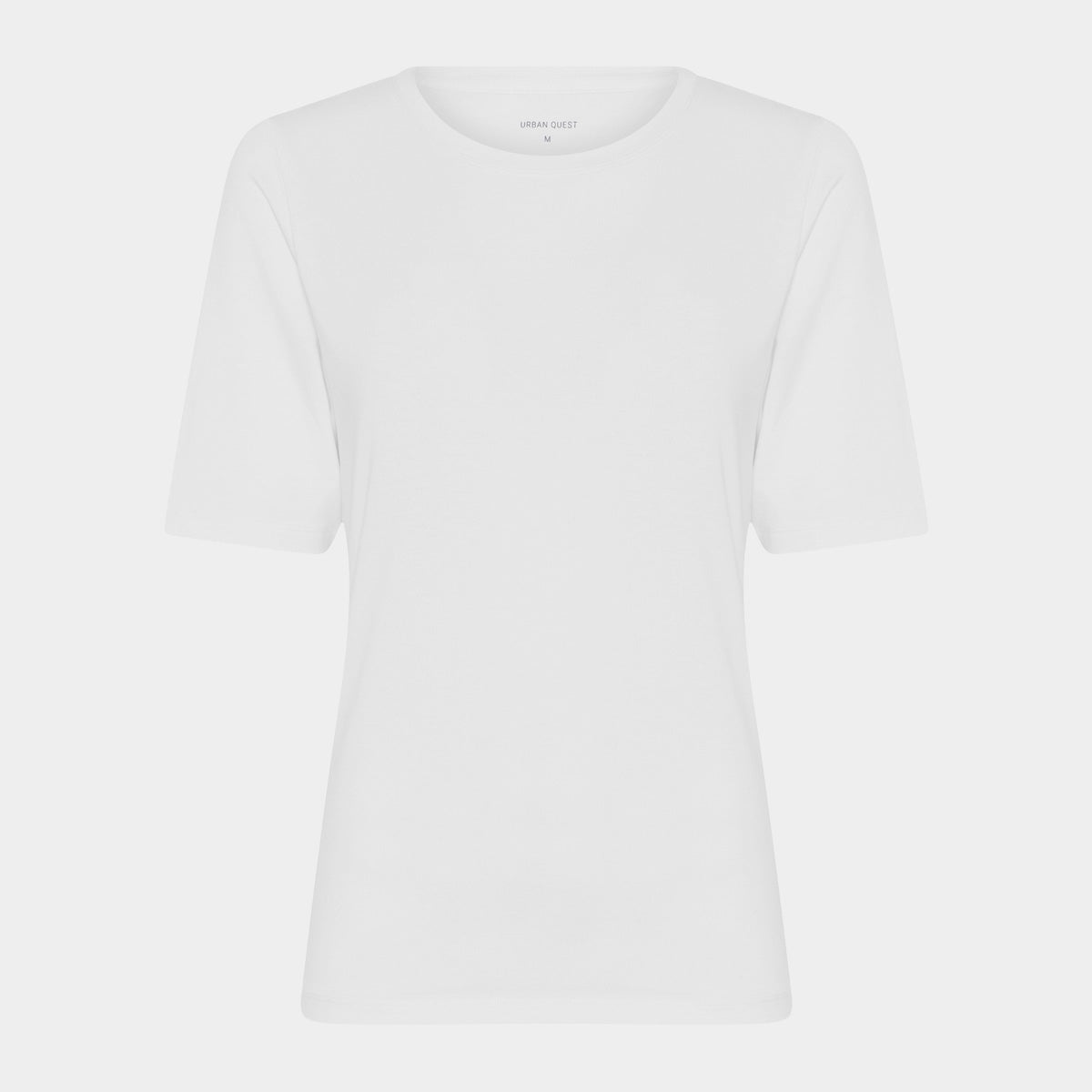 Billede af Hvid slim fit bambus t-shirt fra Urban Quest, M