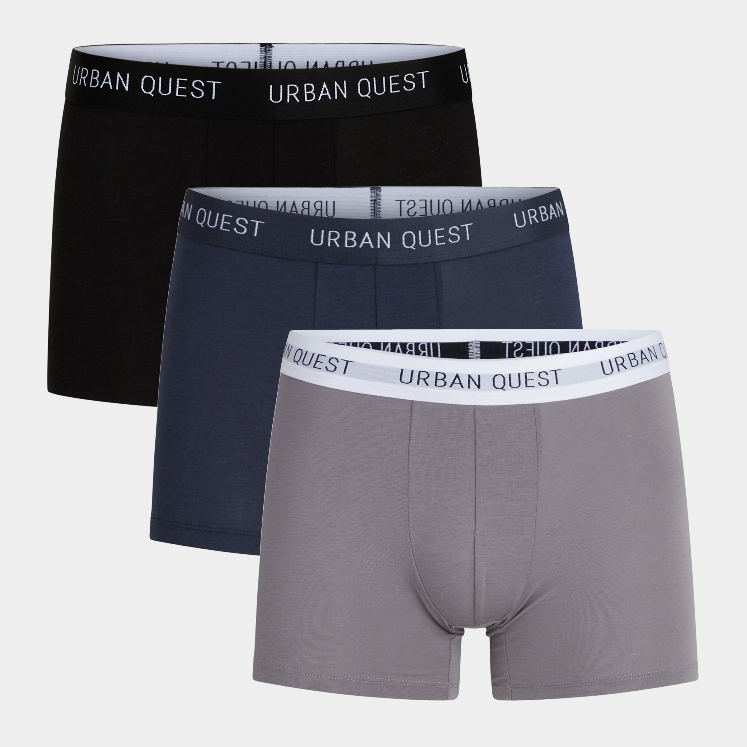 Billede af Navy bambus underbukser - 3 pak fra Urban Quest, XL hos Bambustøj.dk