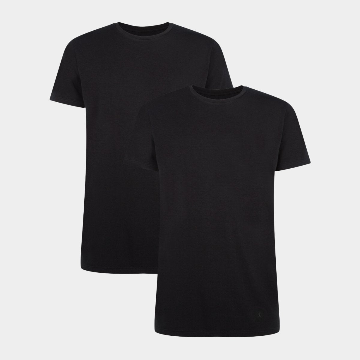 Se Bambus T-shirt til herre - 2 pak sort - Bamboo Basics, S hos Bambustøj.dk