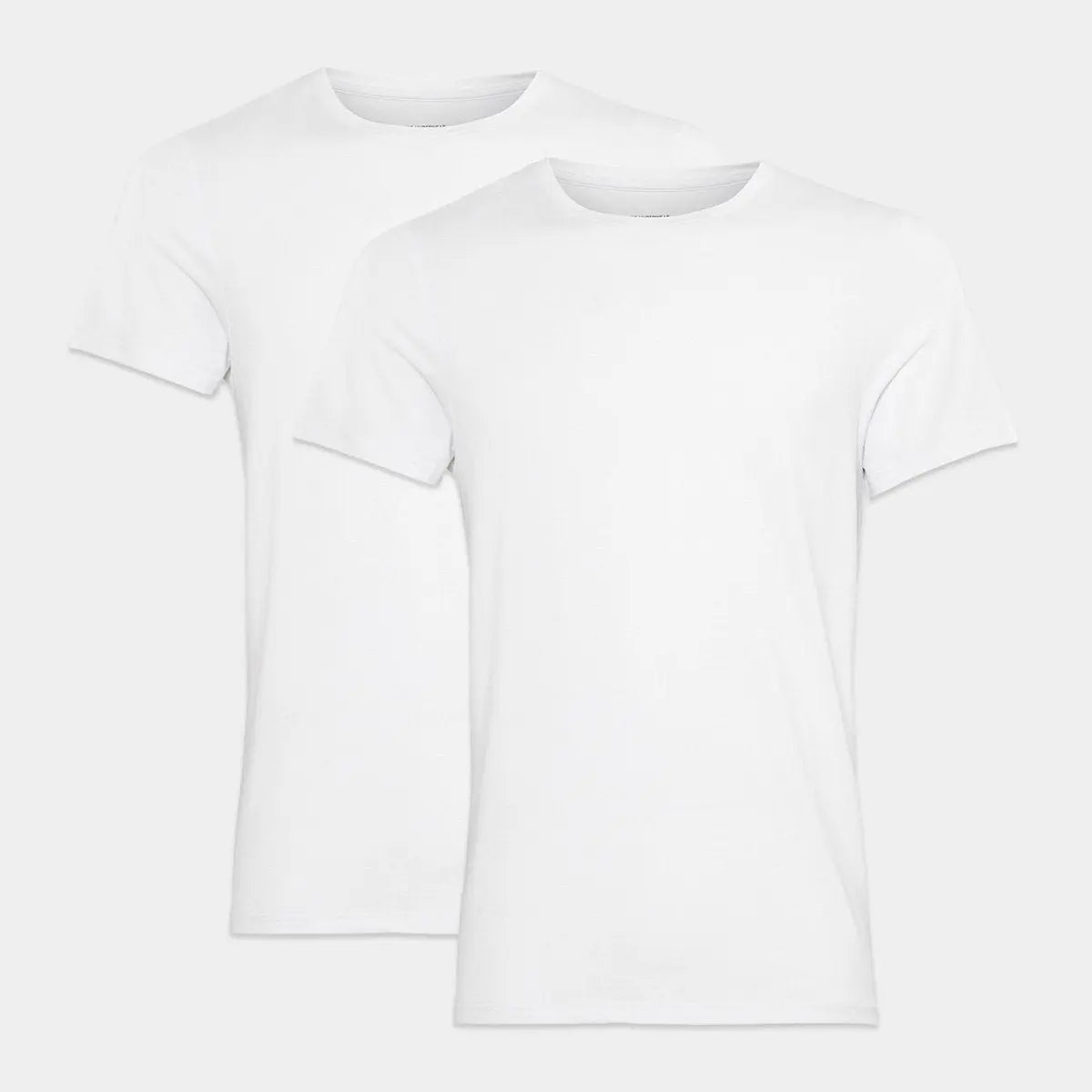 Billede af Hvide slim fit T-shirts i bambus fra JBS - Kommer i en 2 pak, M