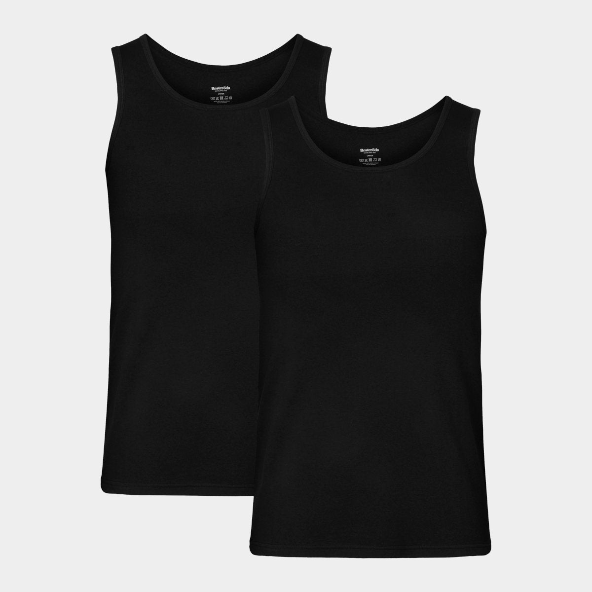 2 sorte bambus tank tops fra Resteroeds, L