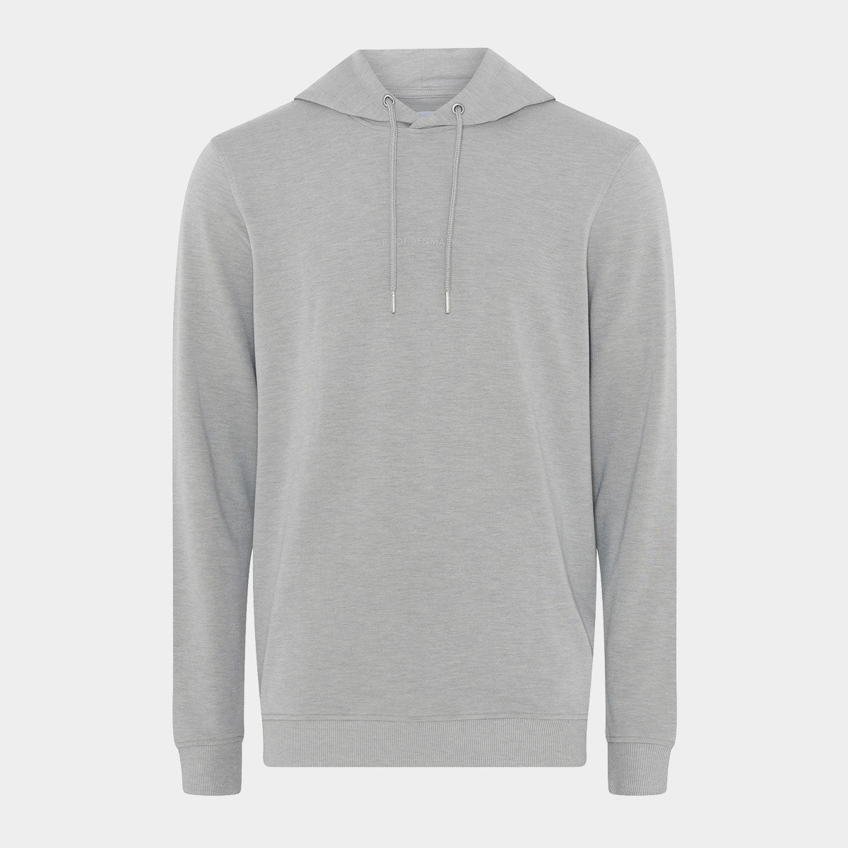 Bambus hoodie| lysegrå hoodie til mænd fra JBS of Denmark, XL