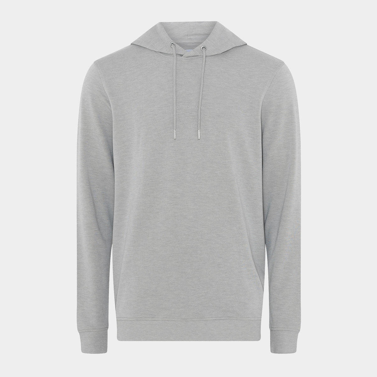 Bambus hoodie| lysegrå hoodie til mænd fra JBS of Denmark, S