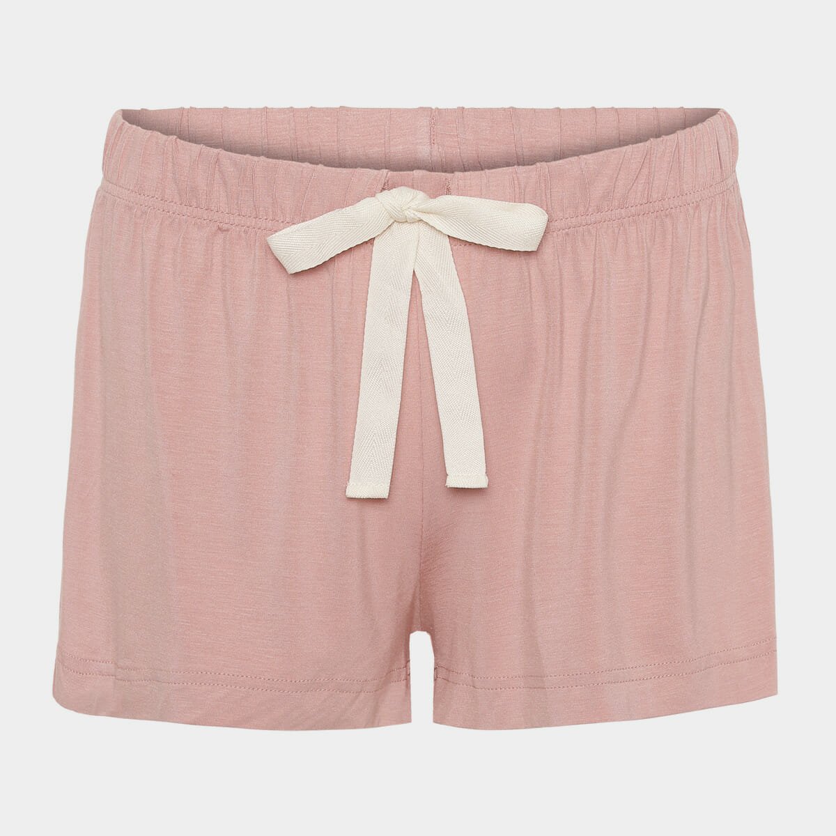 Billede af Lette og behagelige lyserøde bambus natshorts fra Boody, XL