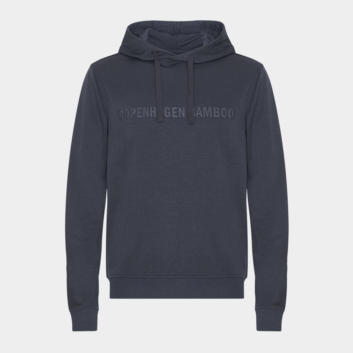 Se Mørkegrå bambus hoodie til mænd med logo fra Copenhagen Bamboo, S hos Bambustøj.dk