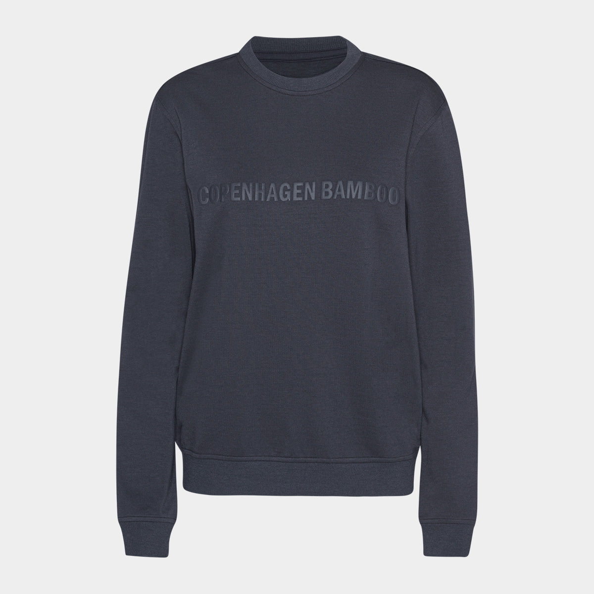 Se Mørkegrå bambus sweatshirt til dame med logo fra Copenhagen Bamboo, S hos Bambustøj.dk