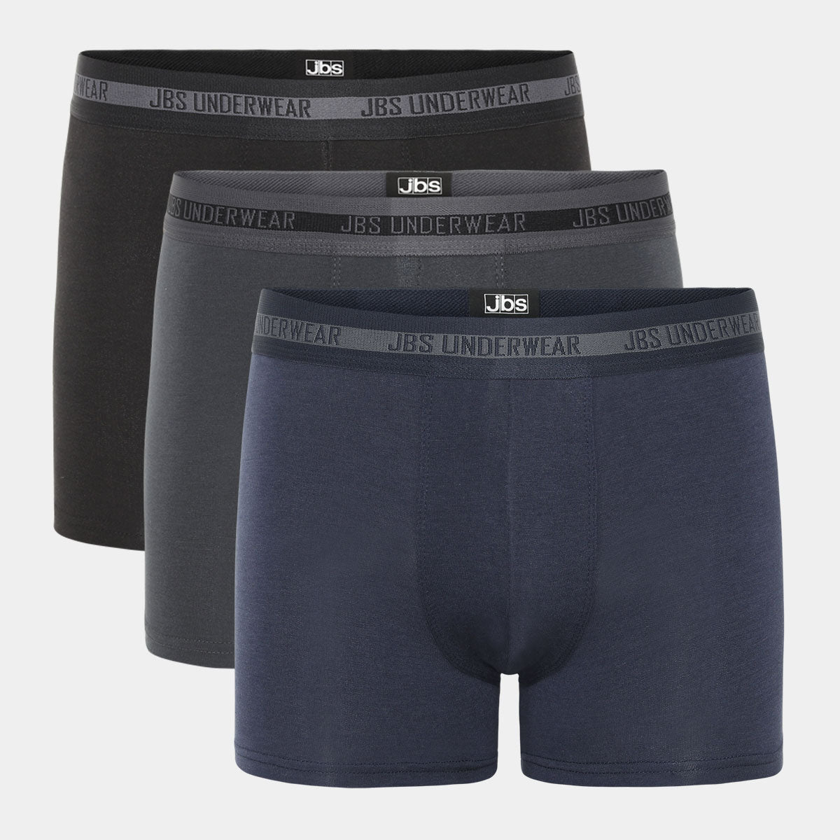 Se 3 pak behagelige bambus tights i sort, grå og blå til drenge fra JBS, 11/12 hos Bambustøj.dk
