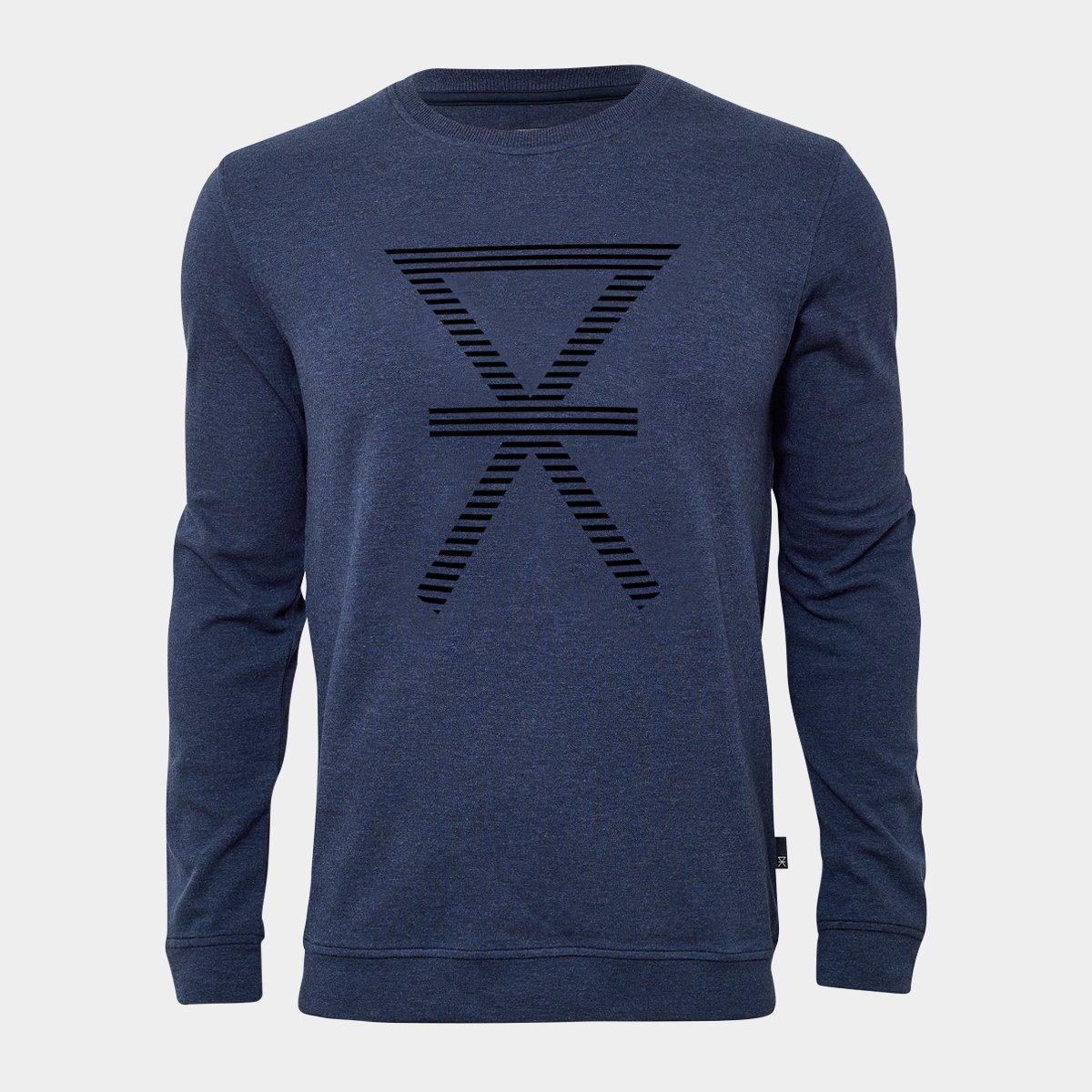 Billede af Navy sweatshirt i bambus med print fra JBS of Denmark, XXL