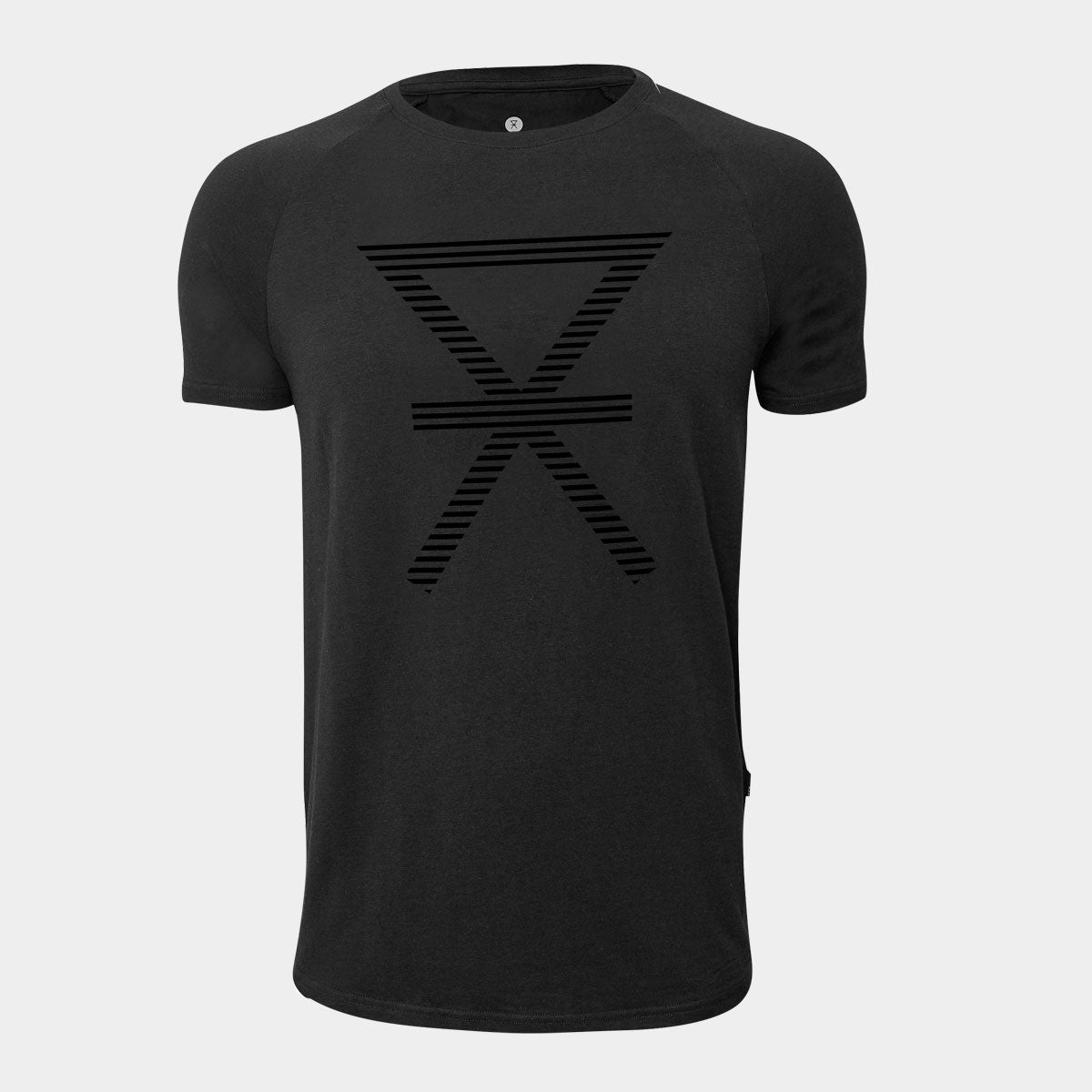 Billede af Sort basic Bambus T-shirt med print til herre fra JBS of Denmark, XXL
