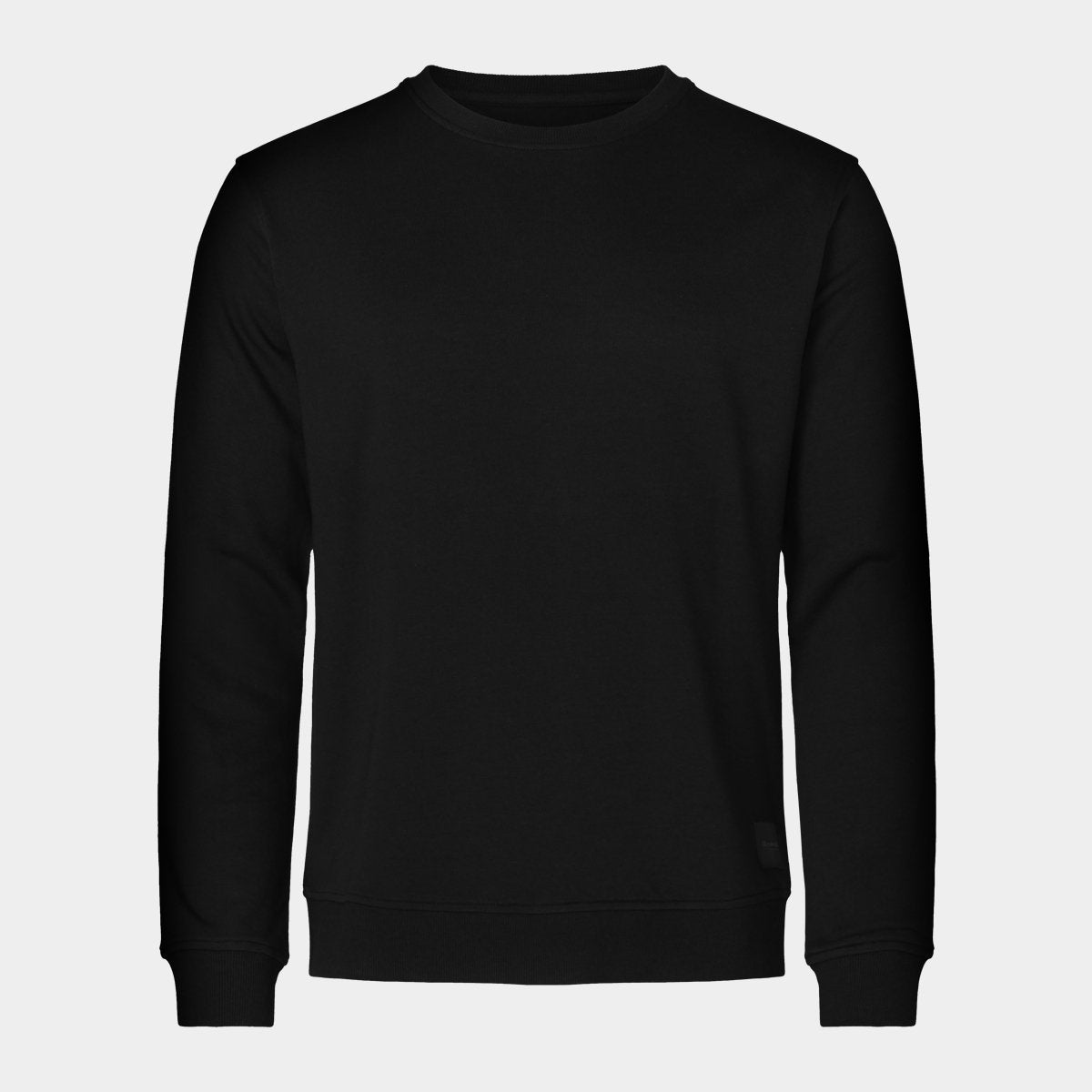 Billede af Sort bambus sweatshirt til mænd fra Resteroeds, M hos Bambustøj.dk