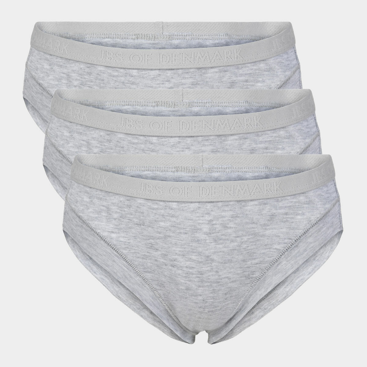 Se JBS Of Denmark 3-pak underbukser i lysegrå til piger hos Bambustøj.dk