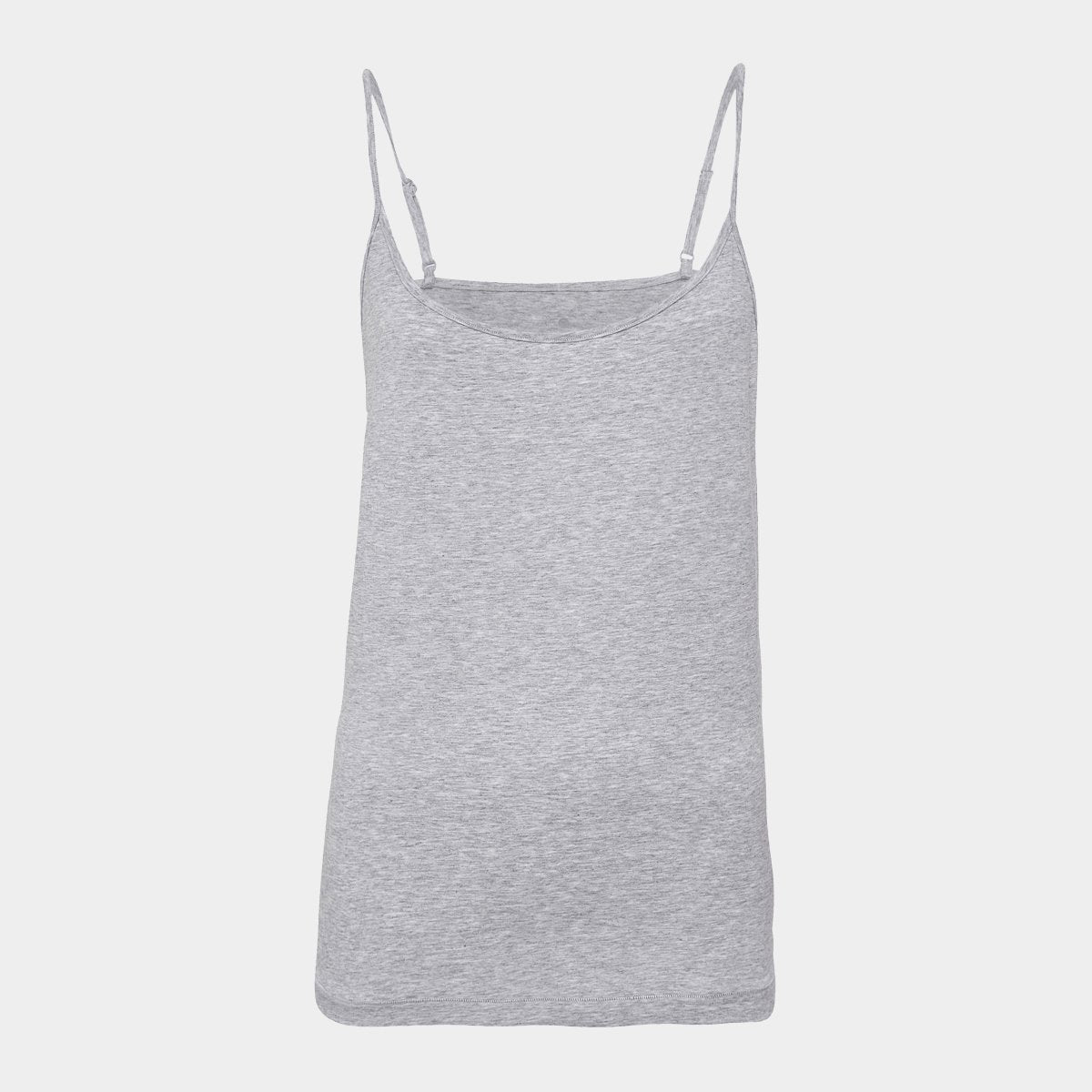 Billede af Grå bambus tank top tynd strop til dame fra JBS of Denmark, XL hos Bambustøj.dk