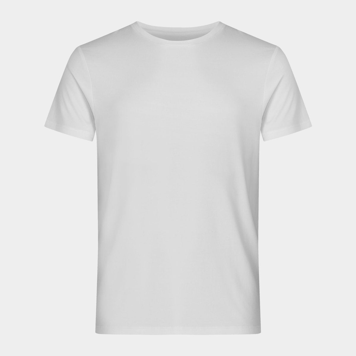 Billede af Hvid bambus r-neck t-shirt til herre fra Resteroeds, M hos Bambustøj.dk