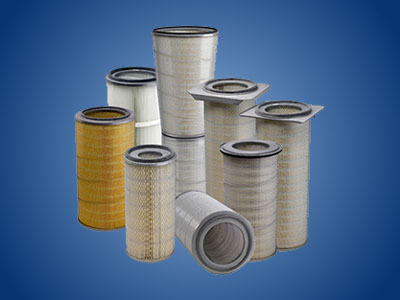 cartridge type filters for industrial dust collectors