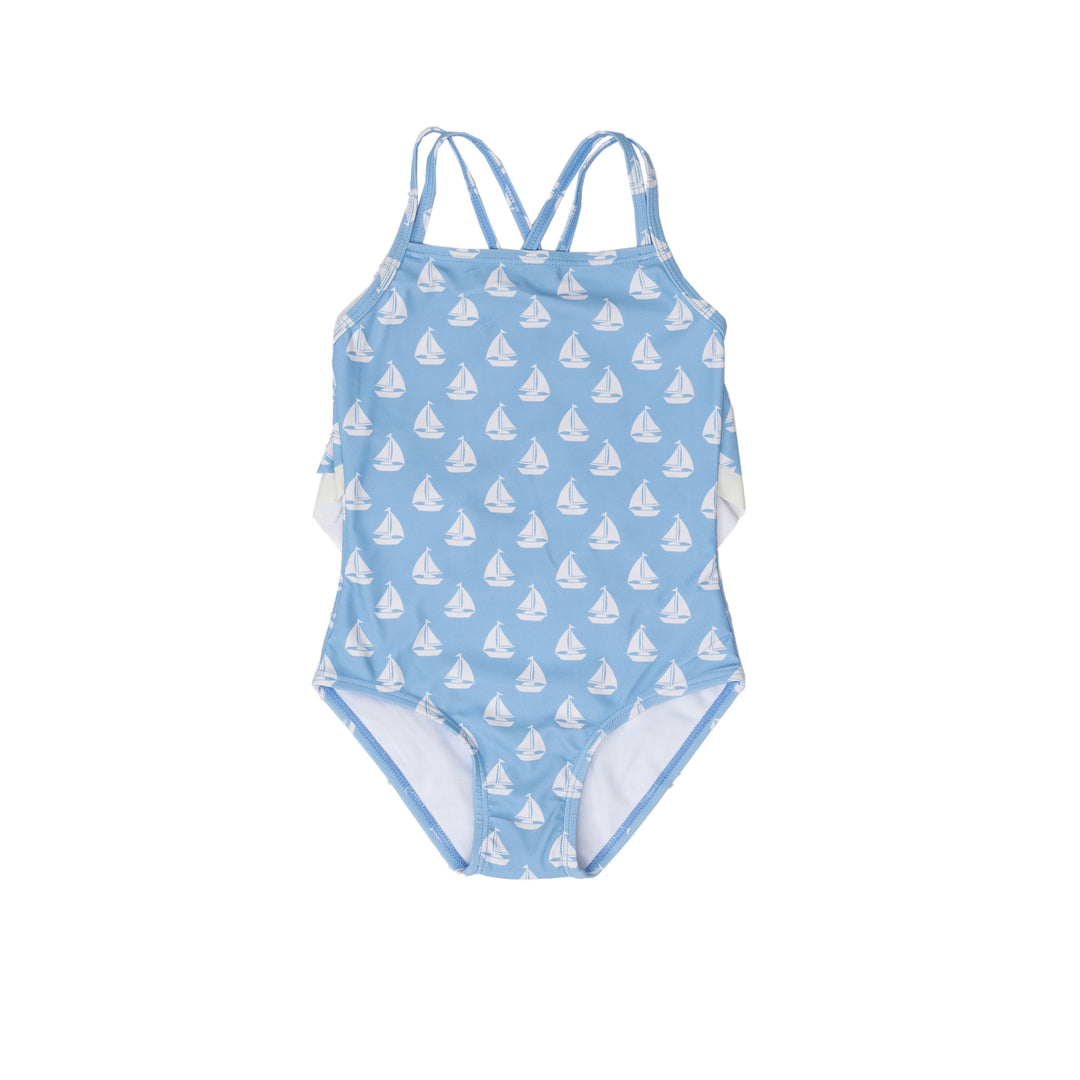 Alys RWB Floral One-Piece Swimsuit – The Oaks Apparel Co.