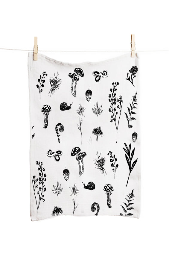 See Design Story Black Tea Towel — Homestyle