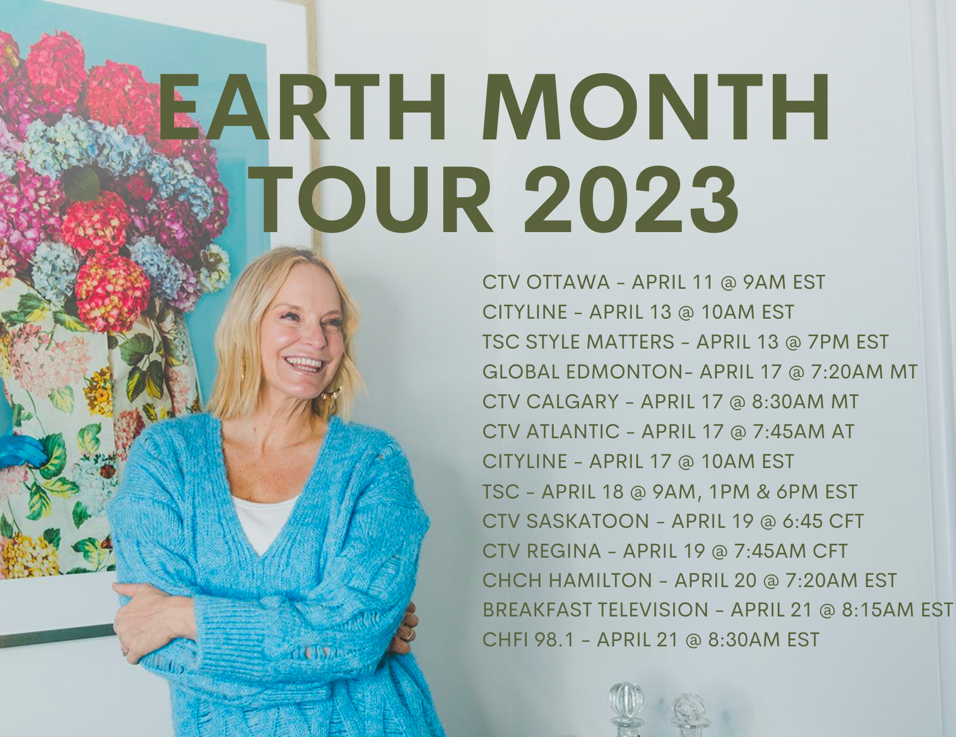 earth month tour julia grieve