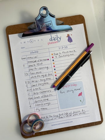 The Busy Birdy's Daily Planner Page Collection