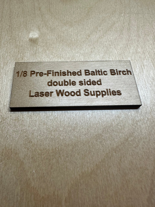LASERWOOD Baltic Birch Plywood 1/8 x 18 x 24 PKG 25