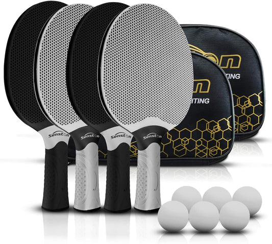  Pelotas de ping pong, 60 unidades de pelota de tenis de mesa de  3 estrellas, juego de pelotas de ping pong con caja de almacenamiento para  entretenimiento de entrenamiento de competencia (