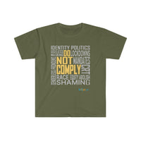 Thumbnail for Printify T-Shirt Military Green / S Do Not Comply
